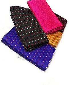 Unstitched Silk Blouse Piece Material Mobile Packing 1 Meter, (100 cm)-D57