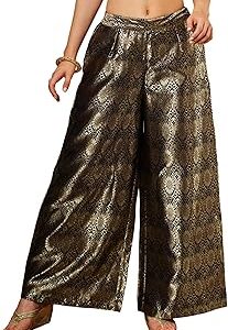 Women's Wide Leg Fit Mid Rise Palazzo