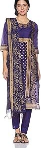 Women's Synthetic Salwar Suit Set