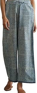 Women Handblock Print Regular Parallel Pants