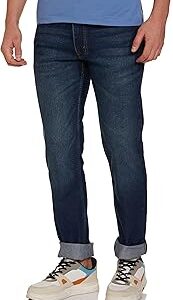 Men's Mid Rise Fitted Jeans