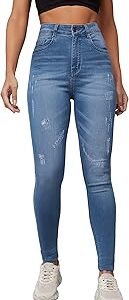 Women's Skinny Fit High/Mid Rise Regular Length Jeans