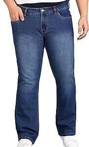 Men's Stretch Fit Mid Rise Jeans