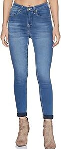 Women's Mid Rise Ankle Length Stretchable Skinny Fit Jeans
