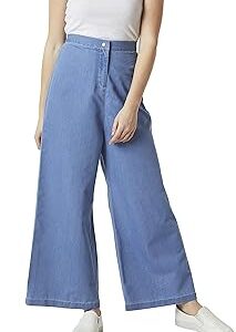 Women's Denim Flared Pants
