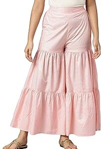 Printed Regular Fit Strechable Sharara for Women | Ankle Length Sharara for Women