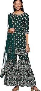 Women's Rayon Salwar Suit Set