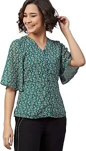 Women's Solid Regular Fit Blouse