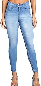 Women's Skinny Fit Washed Jeans