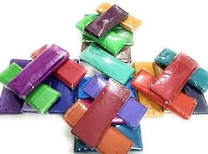 Cottons Unstitched Saree Blouse Fabric (Multicolor, Free Size) - Pack of 25, Unstitched Silk Blouse Piece Material Mobile Packing of 1, (90 cm)-DA1