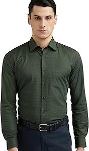 Formal Micro Checkered Shirt for Men| Premium Cotton| Full Sleeves| Slim Fit |Breathable Fabric