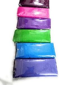 Women's Silk Unstitched 1 meters Each Blouse Materials (Multicolour, Free Size) - Pack of 6 Pieces -SA22