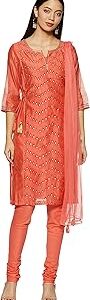 Women's Synthetic Salwar Suit Set