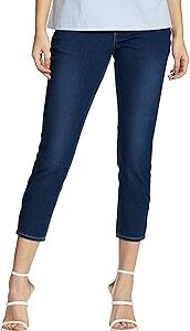 Women Mid Rise Cropped Denim Jeggings
