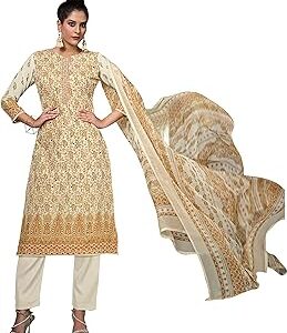 Unstitch Women Kurta with Pant & Dupatta