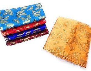Unstitched Silk Blouse Piece Material Mobile Packing 1 Meter, (100 cm)-DA22