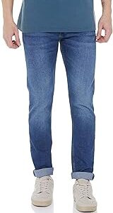 Men's Regular Fit Mid Rise Jeans