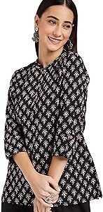 Women's Cotton Regular Fit Casual Kurti