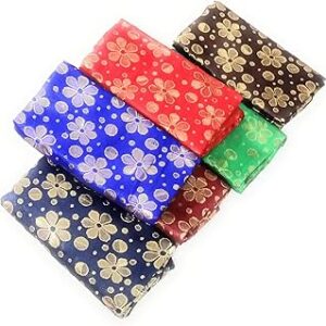 Women's Cotton Blend Unstitched 1 meters Each Blouse Materials (Multicolour, Free Size) - Pack of 6 Pieces -SA13