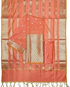 Unstitched Cotton Silk Salwar Suit Material