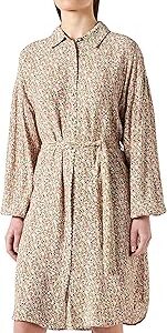 Women's Knee Length Viscose A-Line Dress