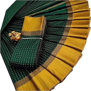Women Woven Soft Silk Saree With Blouse Piece_freesize