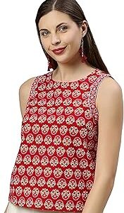 Women's Pure Cotton Floral Printed Top