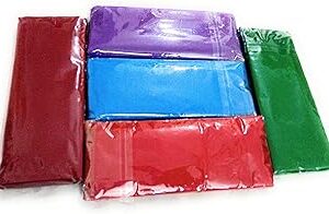 Women's Silk Unstitched 1 Meters Each Blouse Materials (Multicolour, Free Size) - Pack of 5 Pieces -SA8